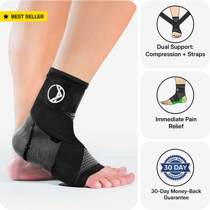 Foot Sleeve with Support Straps